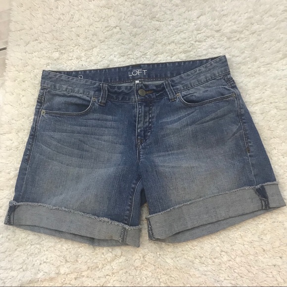 loft jean shorts